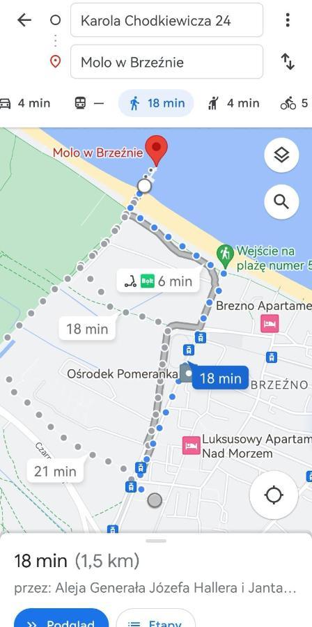 Mieszkanie Brzezno Przy Plazy Danzig Exterior foto